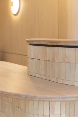 comptoir hall d'accueil